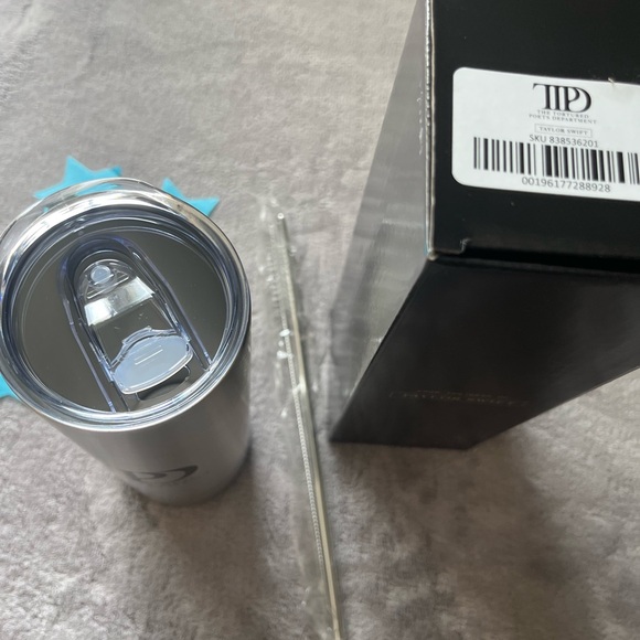 Taylor Swift Tumbler TTPD The Tortured Poets Department Straw Bottle Cup - Picture 9 of 10